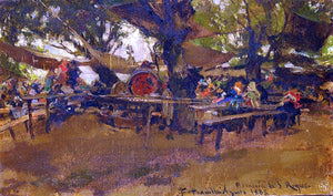  Francisco Pradilla Y Ortiz Romeria de San Roque - Art Print