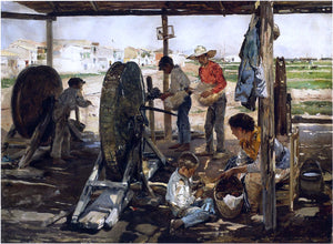  Joaquin Sorolla Y Bastida Ropemakers - Art Print