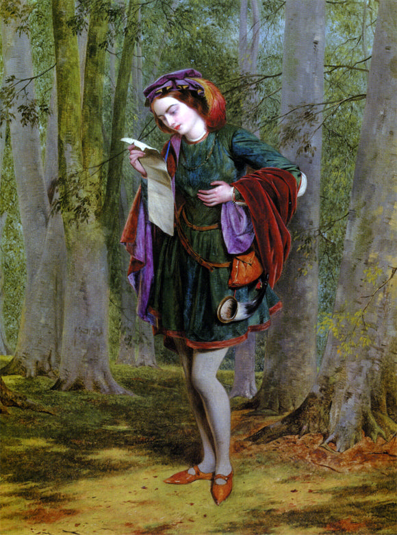  Henry Nelson O'Neil Rosalind, As You Like It - Art Print