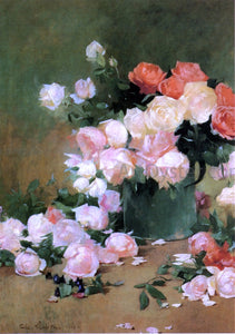  Emil Carlsen Roses - Art Print