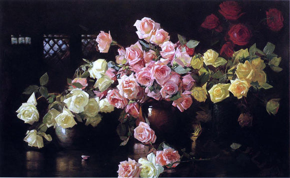  Joseph DeCamp Roses - Art Print