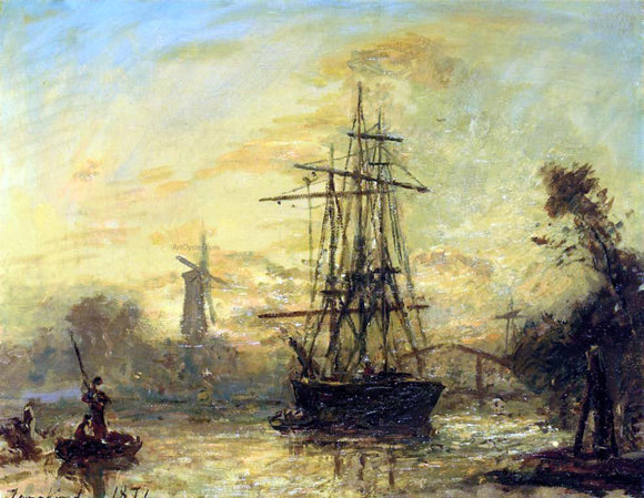  Johan Barthold Jongkind Rotterdam (also known as You are ugly) - Art Print