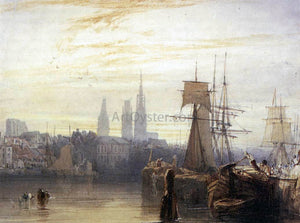  Richard Parkes Bonington Rouen - Art Print