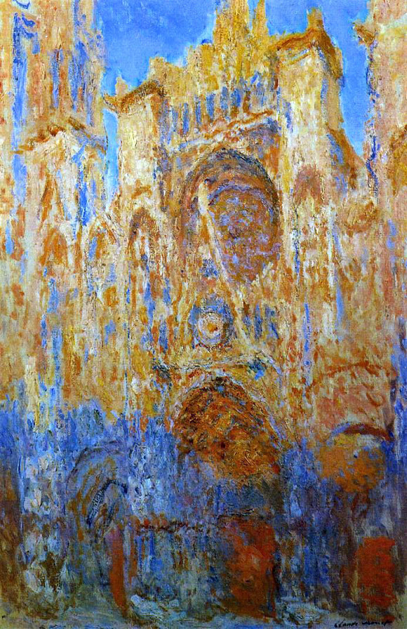  Claude Oscar Monet Rouen Cathedral - Art Print