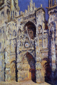  Claude Oscar Monet Rouen Cathedral, the Portal and the Tour d'Albane, Full Sunlight - Art Print