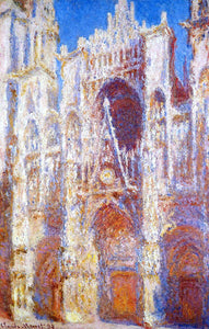 Claude Oscar Monet Rouen Cathedral, the Portal in the Sun - Art Print