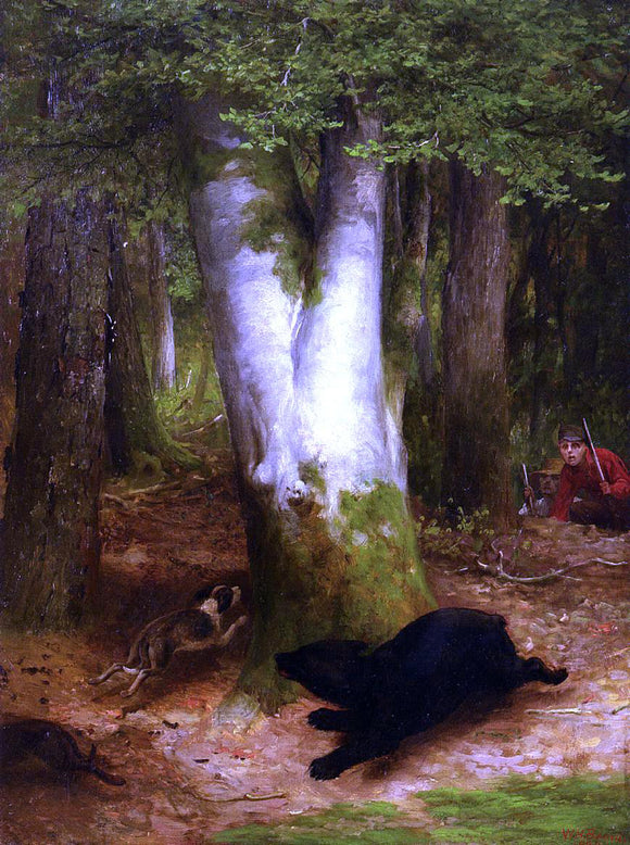  William Holbrook Beard Round and Round they Went - Art Print