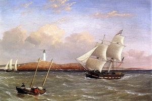  Fitz Hugh Lane Rounding the Lighthouse - Art Print