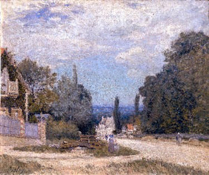  Alfred Sisley Route from Louveciennes - Art Print