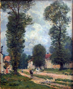  Alfred Sisley Route to Versailles - Art Print