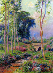  Henri Moret Row of Large Poplars - Art Print