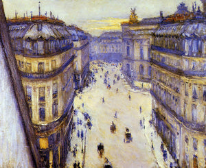  Gustave Caillebotte Rue Halevy, Seen from the Sixth Floor - Art Print