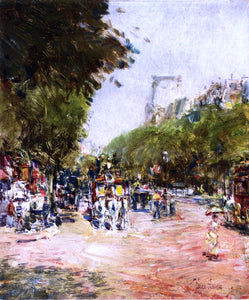  Frederick Childe Hassam Rue Madeleine, Place de l'Opera - Art Print