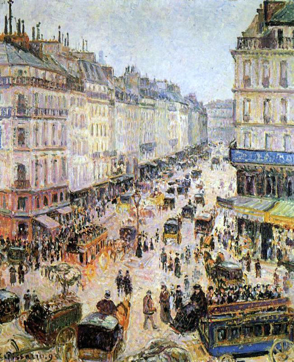  Camille Pissarro Rue Saint-Lazare - Art Print