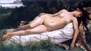  Anselm Friedrich Feuerbach Ruhende Nymphe - Art Print