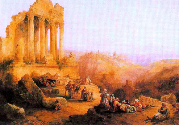  Antonio Munoz Degrain Ruinas en las inmediaciones de Jerusalen - Art Print