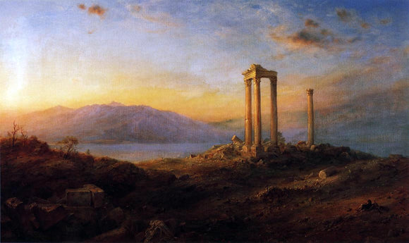  Frederic Edwin Church Ruins at Baalbek - Art Print