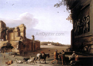  Cornelis Van Poelenburgh Ruins of Ancient Rome - Art Print