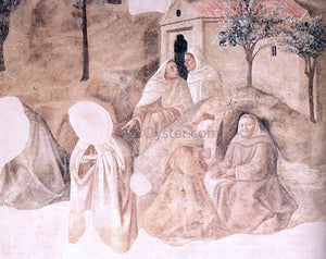  Fra Filippo Lippi Rules of the Carmelite Order (detail) - Art Print