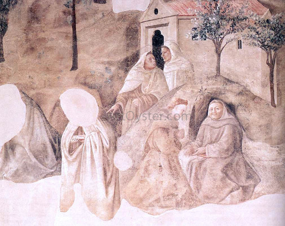  Fra Filippo Lippi Rules of the Carmelite Order (detail) - Art Print