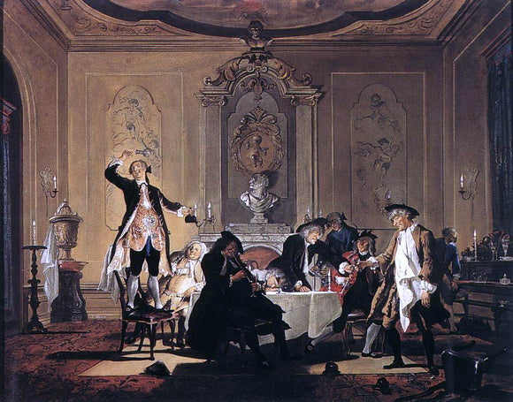  Cornelis Troost Rumor erat in Casa (There was a Commotion in the House) - Art Print