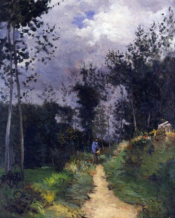  Alfred Sisley Rural Guardsman in the Fountainbleau Forest - Art Print