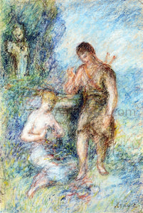  Pierre Auguste Renoir Rural Scene - Art Print