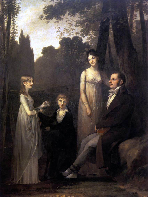  Pierre Paul Prudhon Rutger Jan Schimmelpenninck with his Wife and Children - Art Print