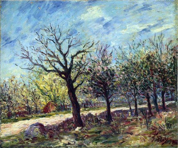  Alfred Sisley Sablons in Spring - Art Print