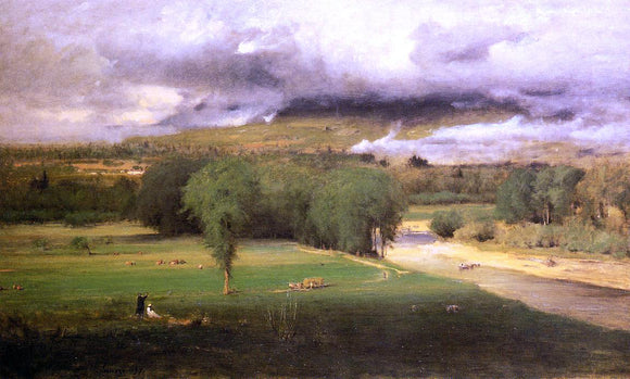  George Inness Sacco Ford: Conway Meadows - Art Print