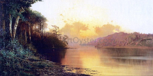  Julian Walbridge Rix Sacramento River at Sunset - Art Print