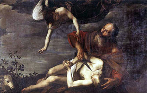  Orazio Riminaldi Sacrifice of Isaac - Art Print