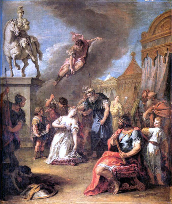  Sebastiano Ricci Sacrifice of Polissena - Art Print