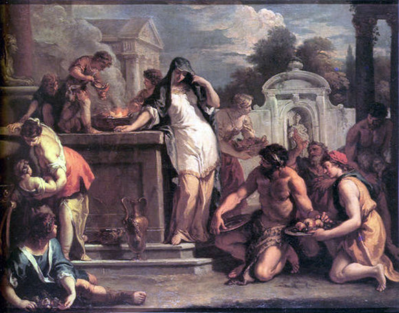  Sebastiano Ricci Sacrifice to Vesta - Art Print