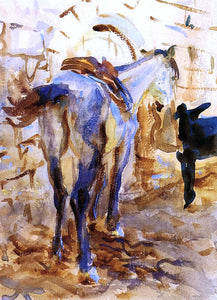  John Singer Sargent Saddle Horse, Palestine - Art Print