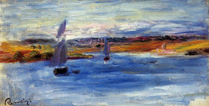  Pierre Auguste Renoir Sailboats - Art Print