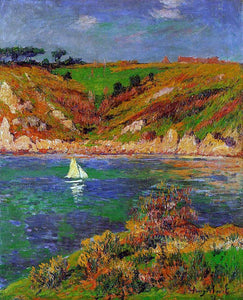  Henri Moret Sailboats in Brittany - Art Print