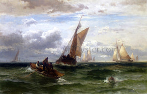  Edward Moran Sailing - Art Print