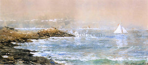  Edmund Darch Lewis Sailing off the Rocks - Art Print