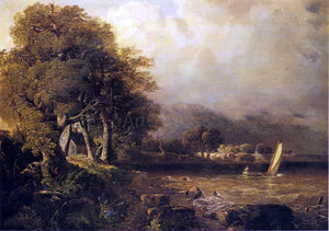  Samuel Lancaster Gerry Sailing on the Hudson - Art Print