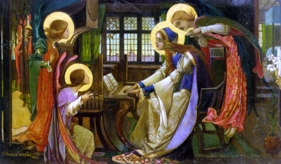  Edward Reginald Frampton Saint Cecilia - Art Print