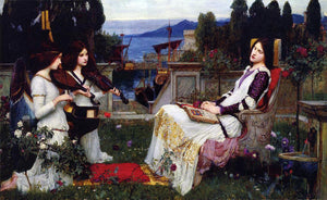  Henry Ryland Saint Cecilia - Art Print