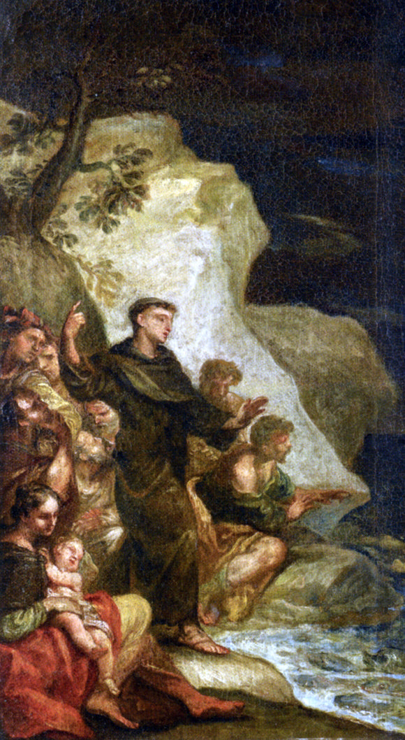  Jose Jimenez Donoso Saint Francis Preaching to the Fishes - Art Print