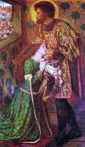  Dante Gabriel Rossetti Saint George and the Princess Sabra - Art Print