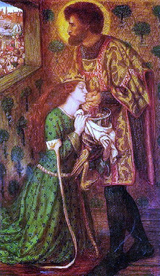 Dante Gabriel Rossetti Saint George and the Princess Sabra - Art Print