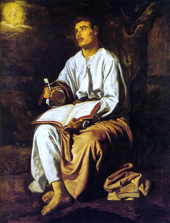  Diego Velazquez Saint John at Patmos - Art Print