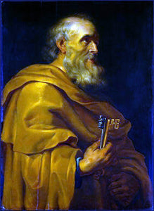  Peter Paul Rubens Saint Peter - Art Print