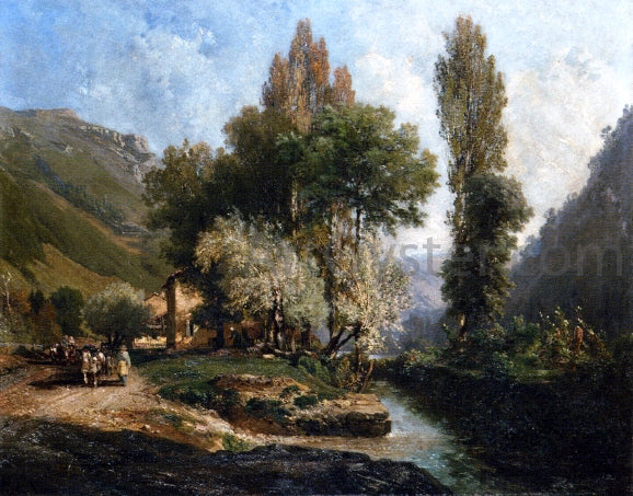  Alexandre-Rene Vernon Saint Rambert in Bugey - Art Print