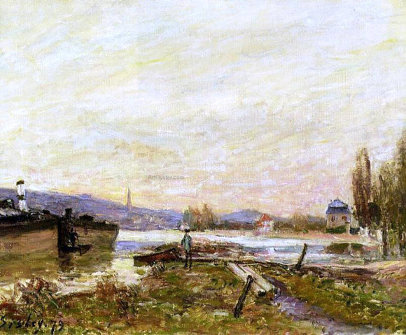  Alfred Sisley Saint-Cloud, Banks of the Seine - Art Print