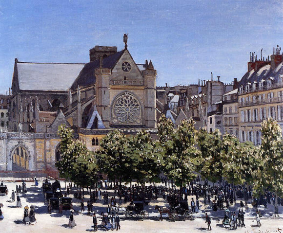  Claude Oscar Monet Saint-Germain-l'Auxerrois - Art Print